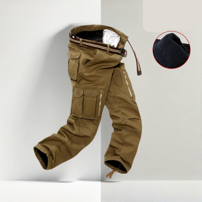 Eliot | Pantalon cargo doublé en polaire