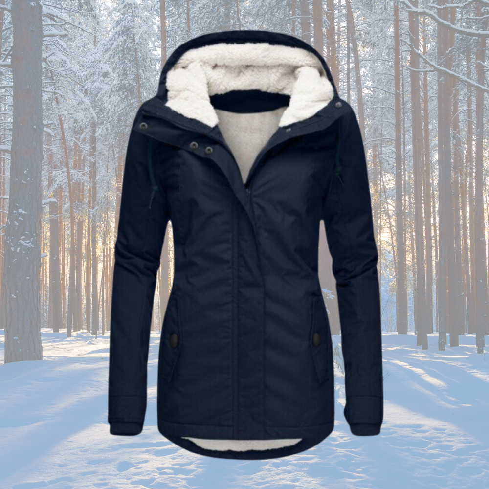 Sylvie | Veste Sherpa en coton chaud