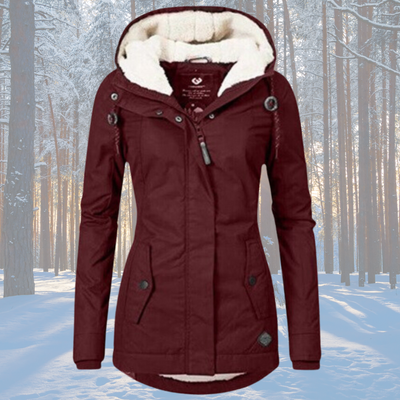 Sylvie | Veste Sherpa en coton chaud