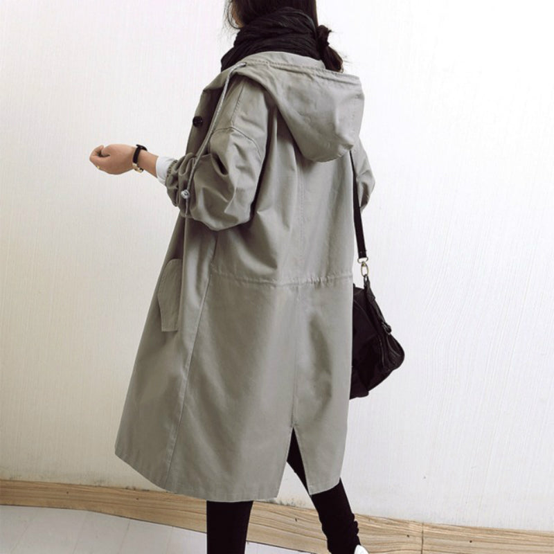 Audrey | Trench-coat imperméable à capuche